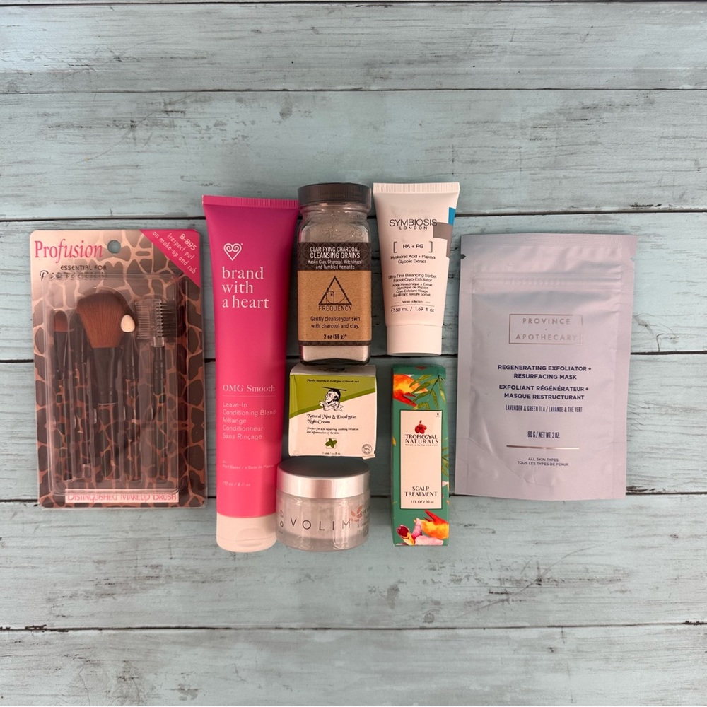 Skincare and Haircare Full Size Product Lot